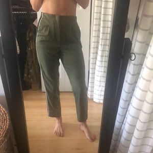Zara trousers with side stripe